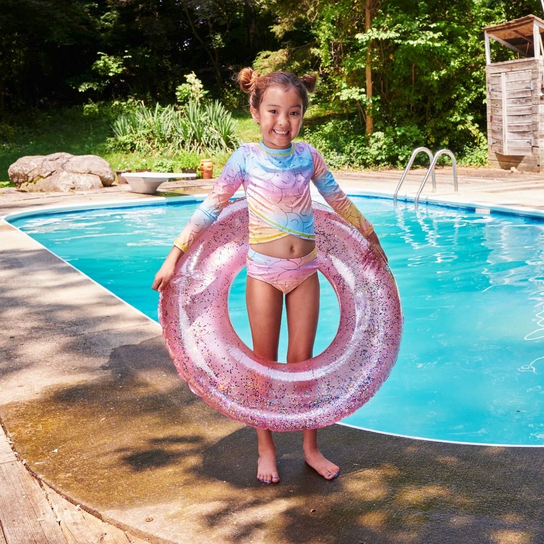 Conjunto de bikini para niñas Oceana Rash Guard