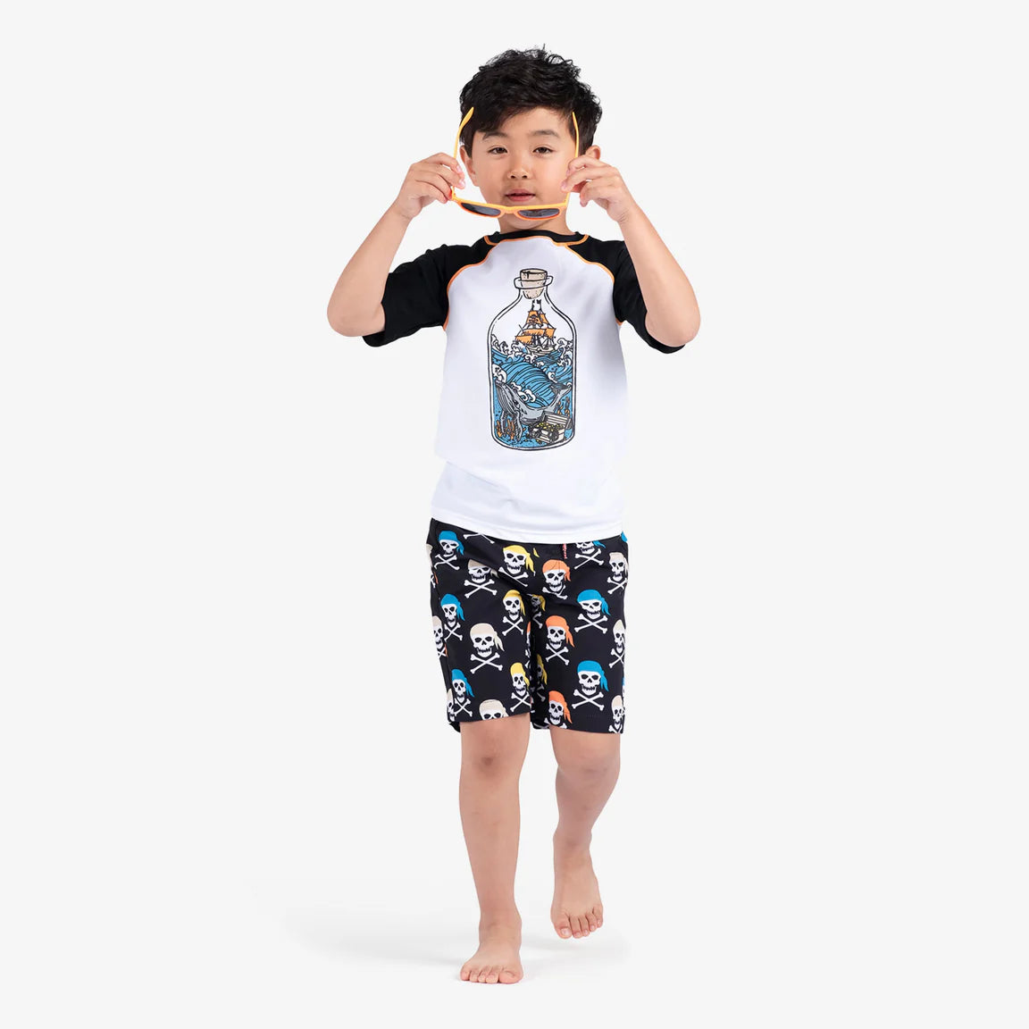 Boys Pirate Swim Trunks