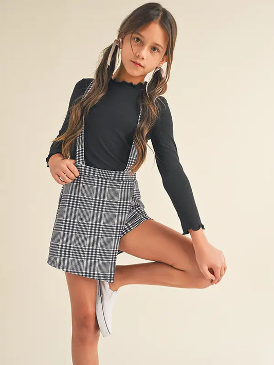 Girls Long Sleeve Skort Set