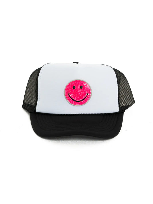 Girls/Boys Happy Face Trucker Hat