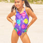 Girls Printed One Piece