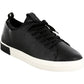 Boys Black Leather Sneaker - YellowBrickRoad