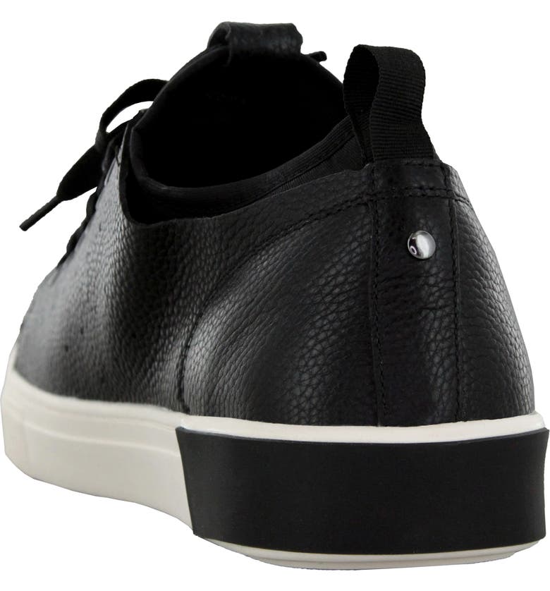 Boys Black Leather Sneaker - YellowBrickRoad