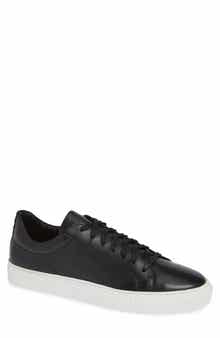 Boys Black Leather Sneaker - YellowBrickRoad