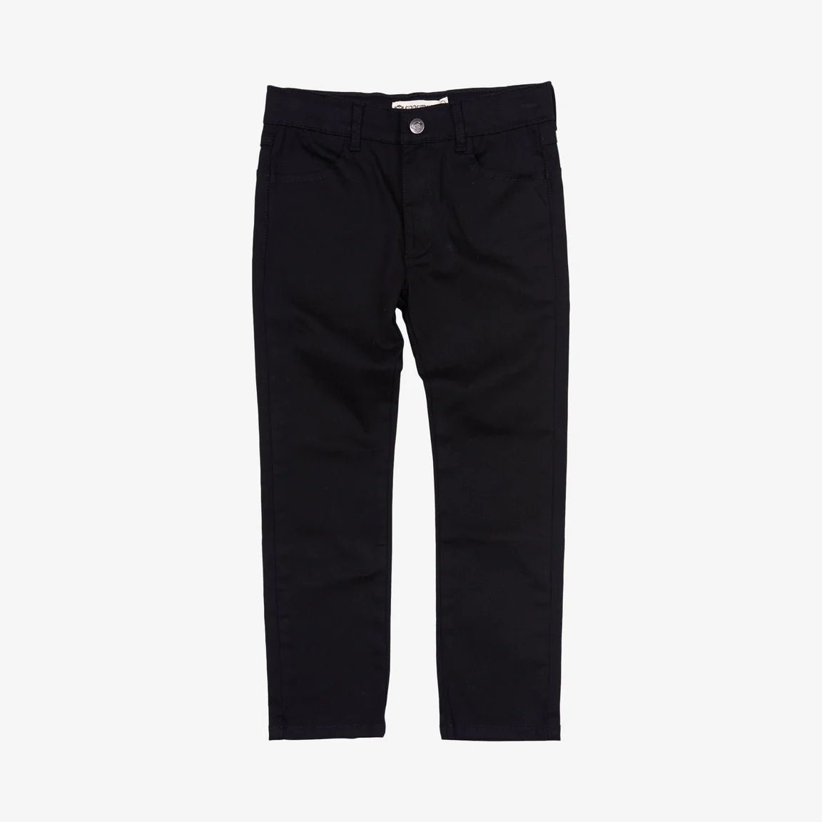 Boys Black Skinny Twill Pant - YellowBrickRoad