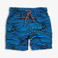 Boys Blue Waves Swim Trunks - YellowBrickRoad