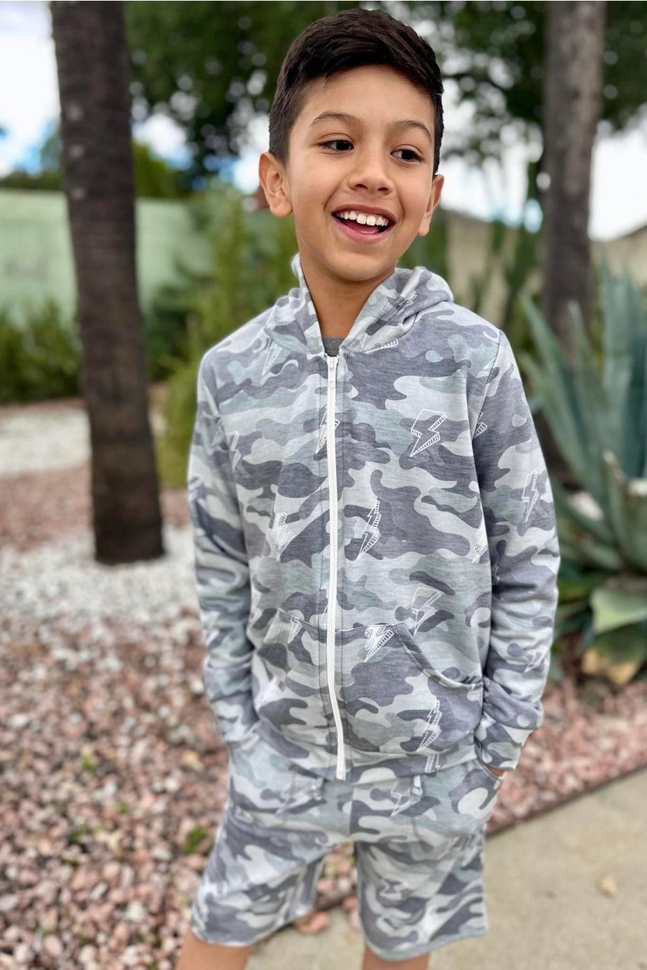 Boys Camo Hoodie - YellowBrickRoad