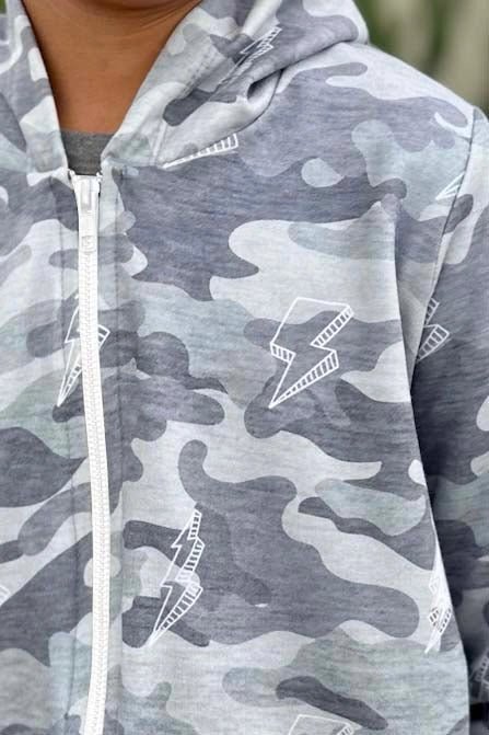 Boys Camo Hoodie - YellowBrickRoad