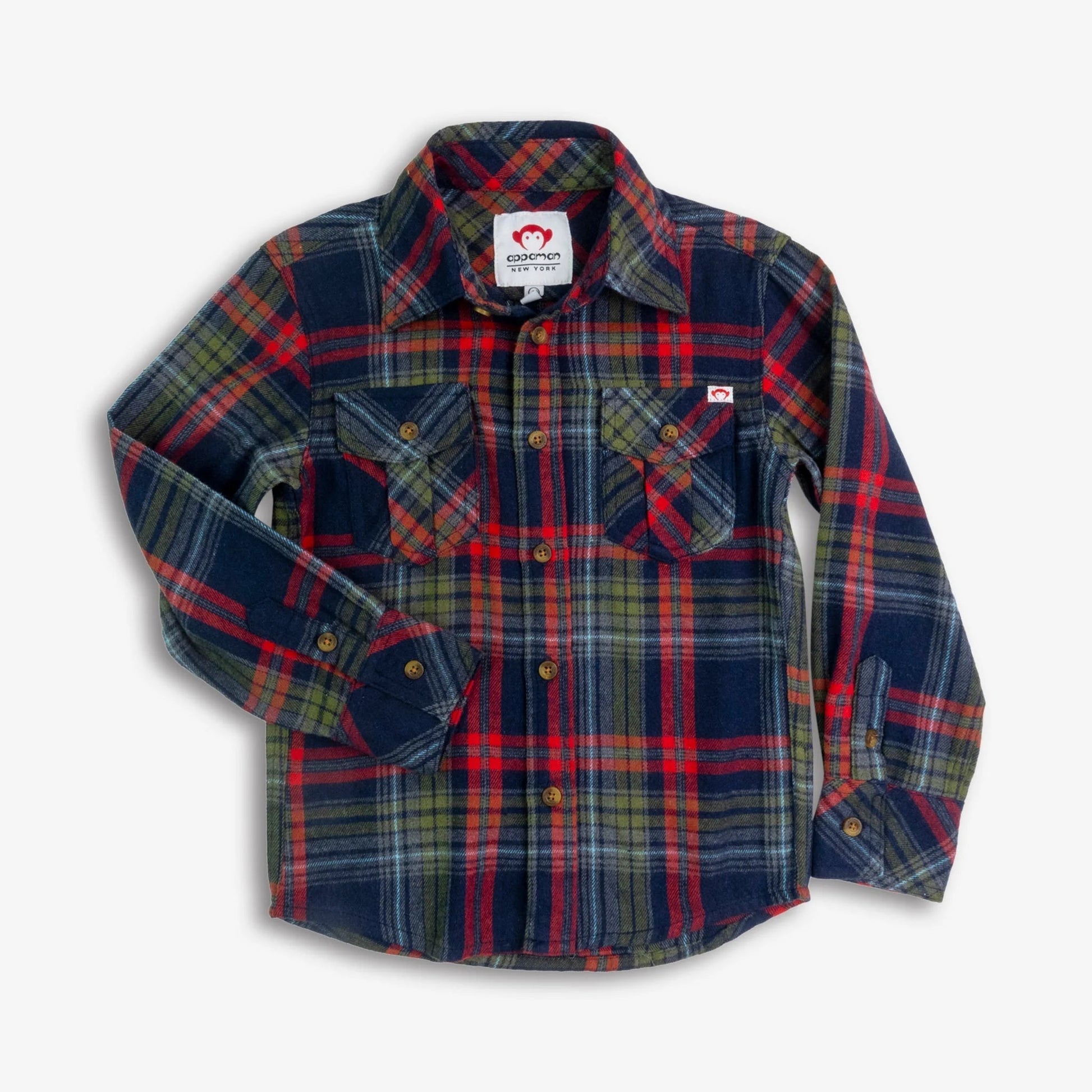 Boys Fall Flannel Button Down Shirt - YellowBrickRoad