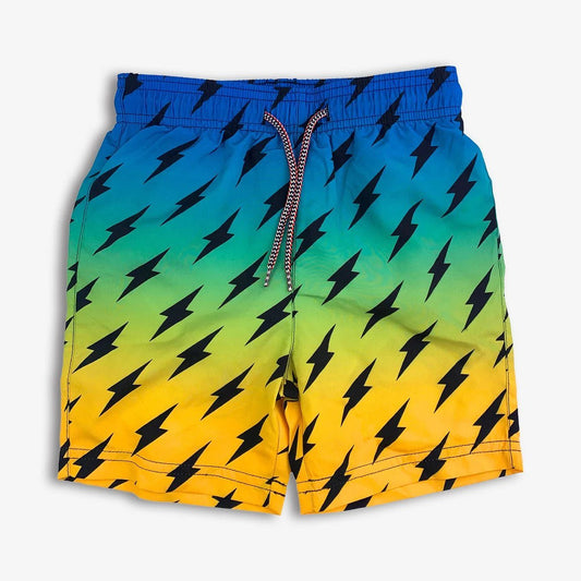 Boys Lightning Bolt Swim Trunks - YellowBrickRoad