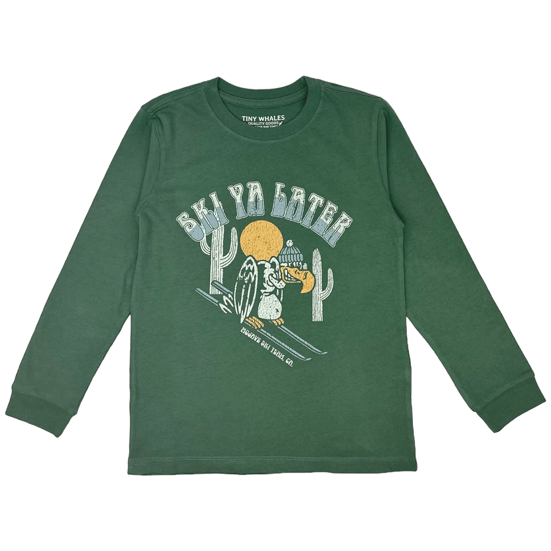 Boys Long Sleeve Ski Ya Later Tshirt - YellowBrickRoad