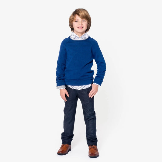 Boys Navy Everyday Stretch Pant - YellowBrickRoad