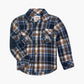 Boys Plaid Flannel Button Down Shirt - YellowBrickRoad