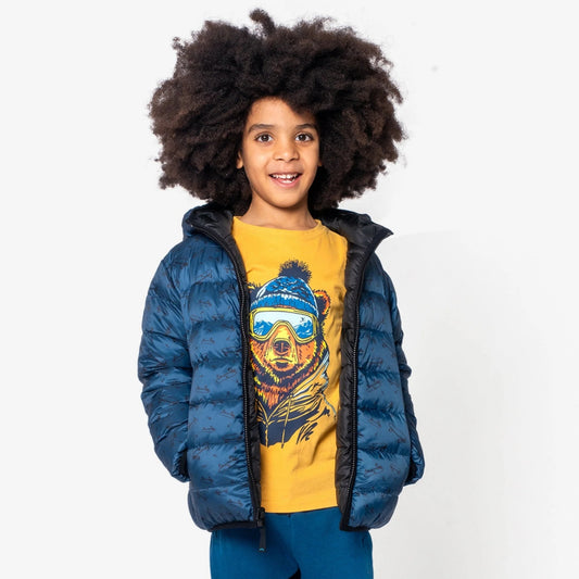 Boys Reversible Puffer Coat - YellowBrickRoad