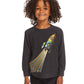 Boys Rocket Ship Long Sleeve Tee - YellowBrickRoad