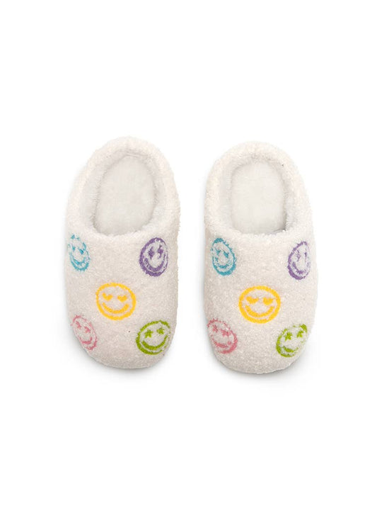 Kids Smiley Face Slippers