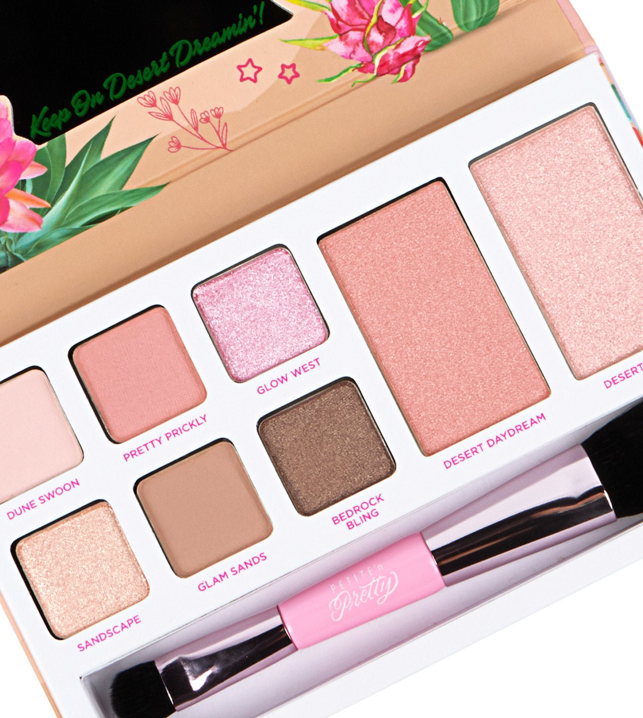 CactiCali Eye & Cheek Palette With Lip Gloss - YellowBrickRoad