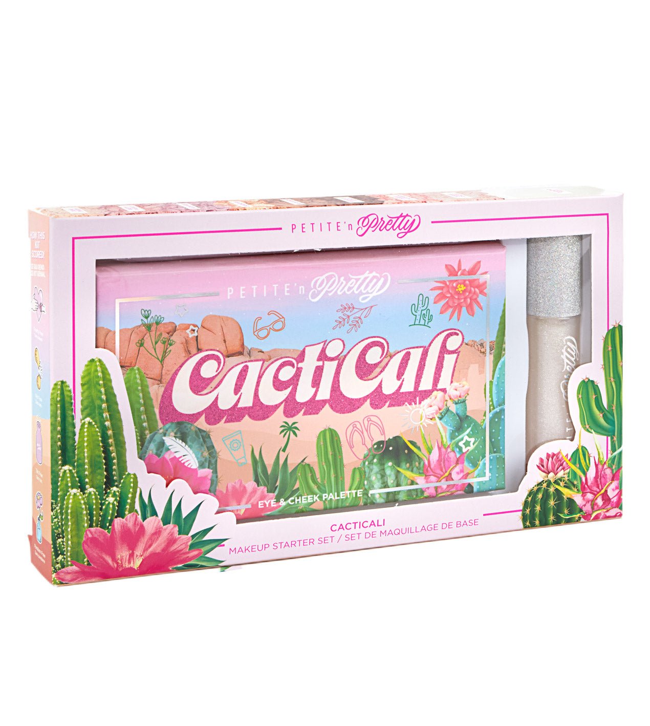 CactiCali Eye & Cheek Palette With Lip Gloss - YellowBrickRoad