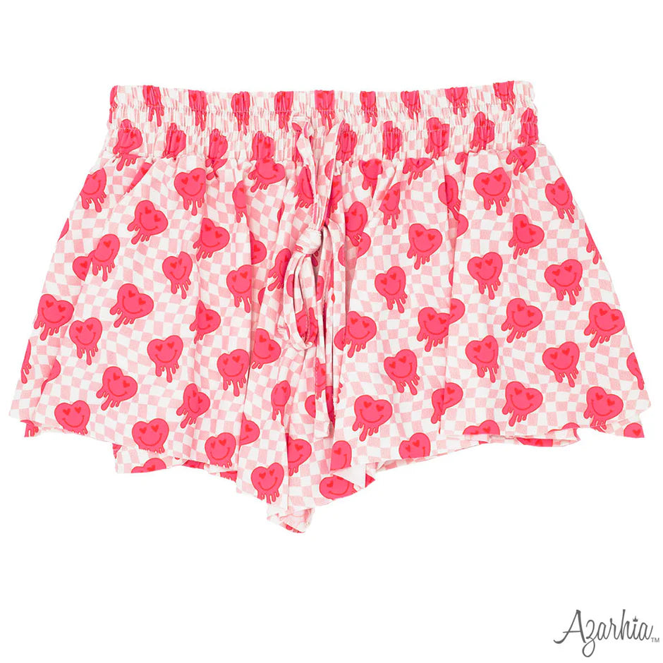 Girls Printed Butterfly Shorts