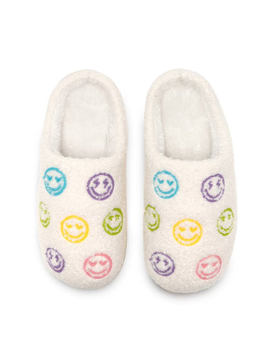 Women's Smiley Face Slippers