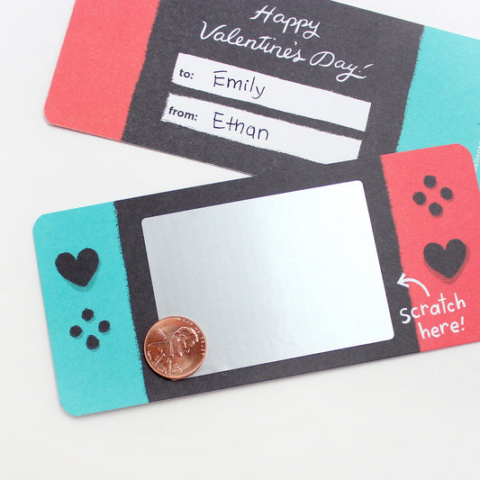 Scratch Off Valentines-Game On!