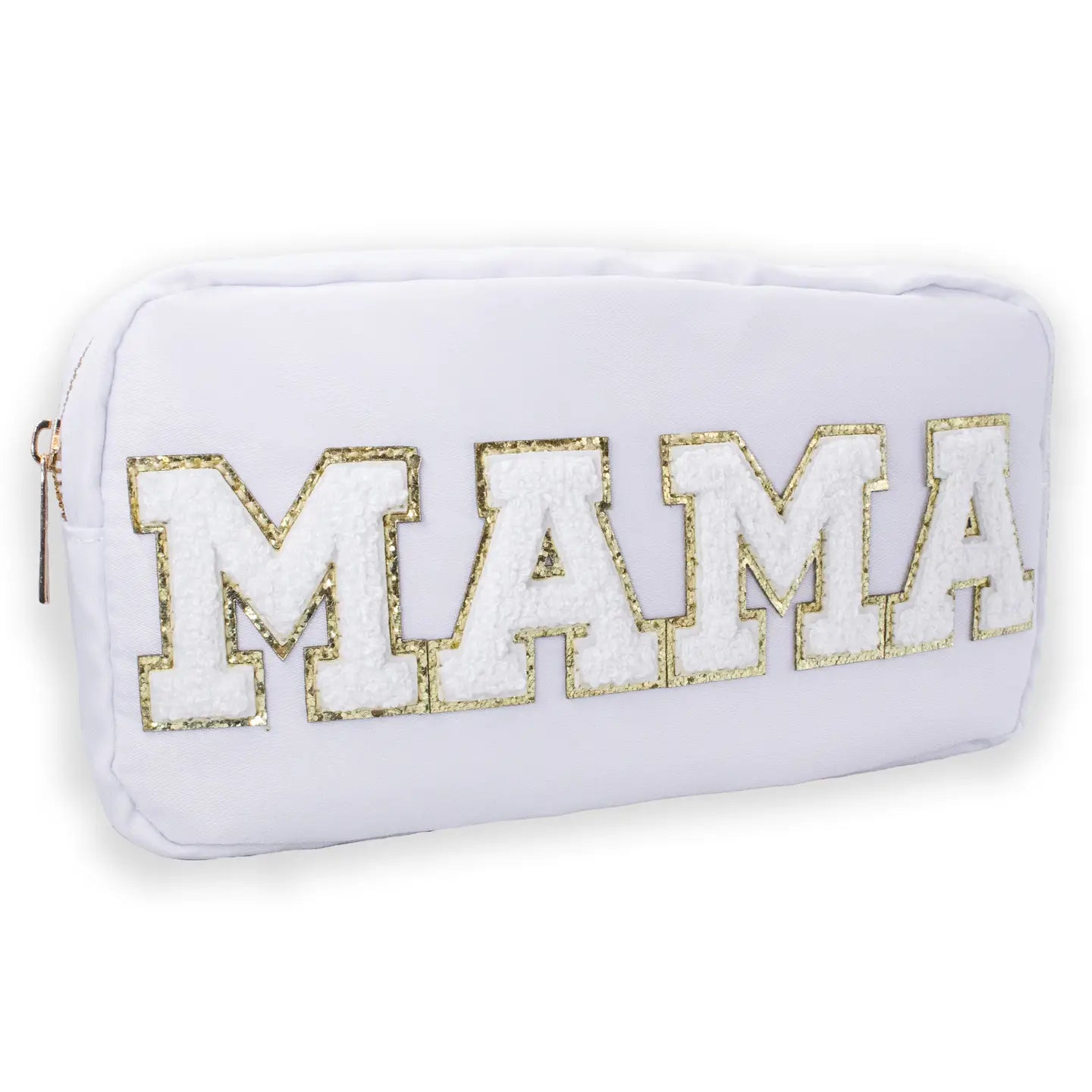 White "Mama" Travel Pouch