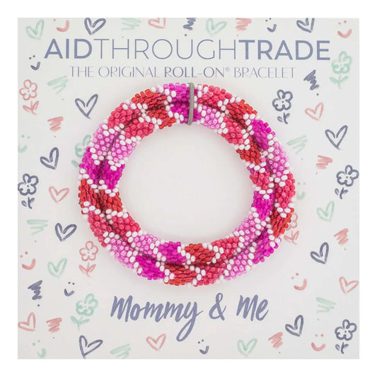 Juego de pulsera enrollable para niñas Mommy &amp; Me: Cupido