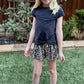 Girls Animal Print Butterfly Shorts - YellowBrickRoad