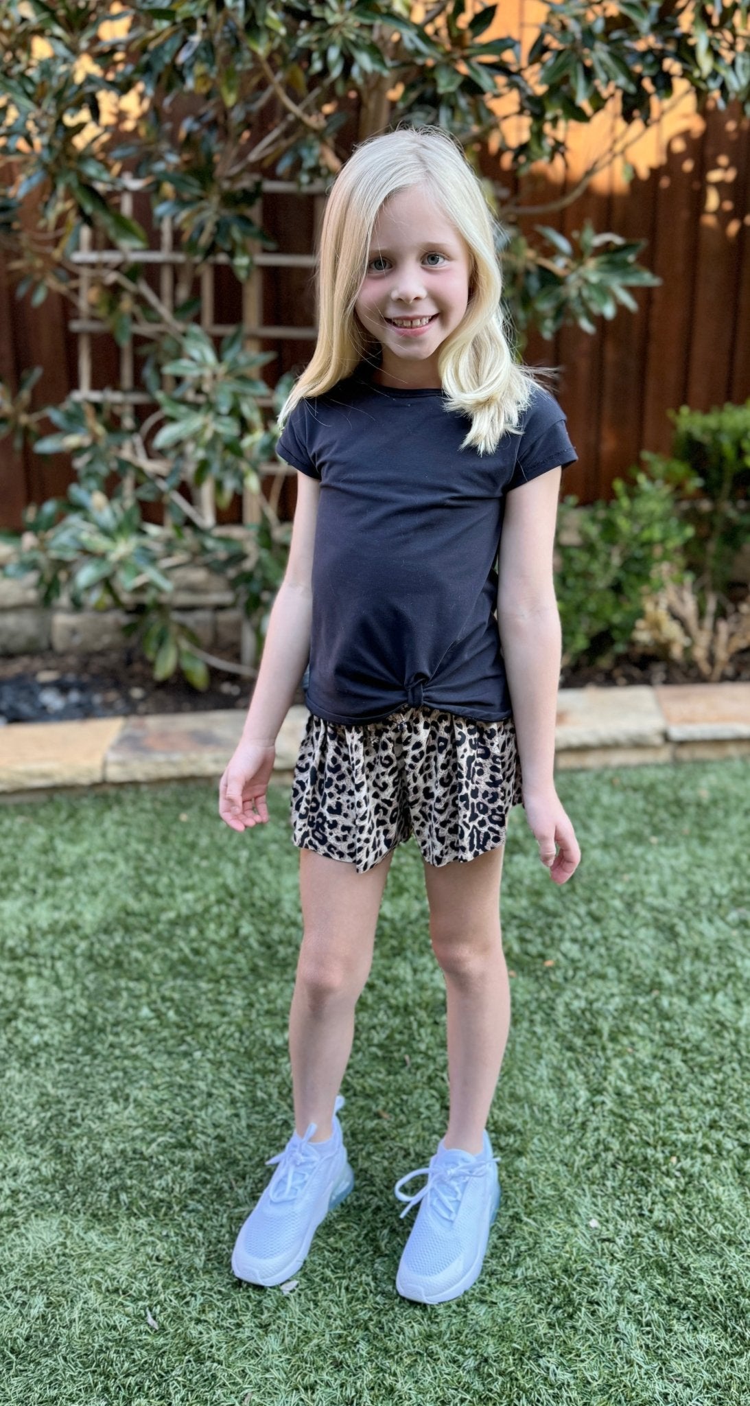 Girls Animal Print Butterfly Shorts - YellowBrickRoad