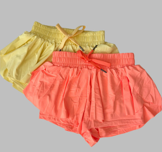 Girls Butterfly Shorts by Tractr - YellowBrickRoad