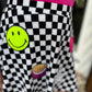 Girls Checkered Patch Skirt - YellowBrickRoad