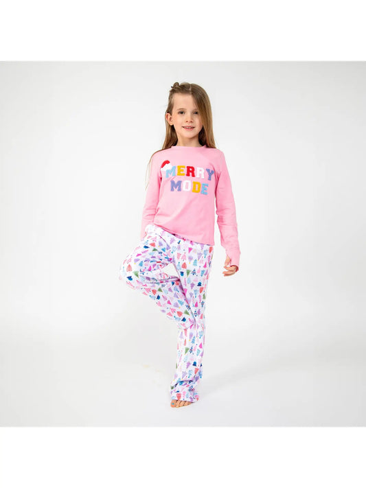 Girls Christmas Trees Lounge Pants - YellowBrickRoad