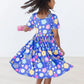 Girls Floral Frenzy Pocket Twirl Dress - YellowBrickRoad