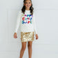 Girls Happy Everything Tinsel Sweater - YellowBrickRoad