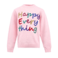 Girls Happy Everything Tinsel Sweater - YellowBrickRoad