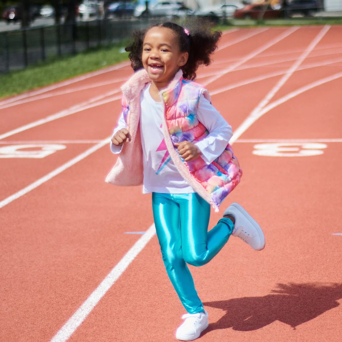 Girls Metallic Leggings - YellowBrickRoad