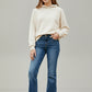 Girls Mid Rise Flare Jeans