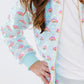 Girls Mint Rainbow Sequin Jacket - YellowBrickRoad