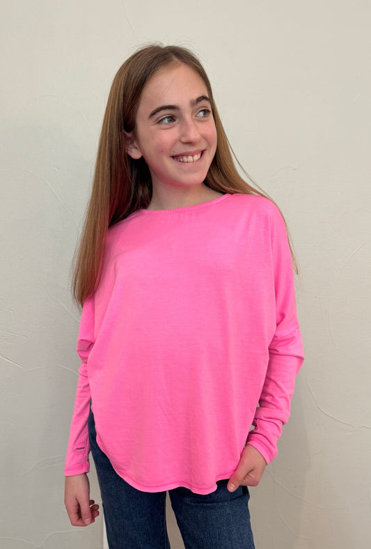 Girls Open - Back Long Sleeve Tee 💕 - YellowBrickRoad