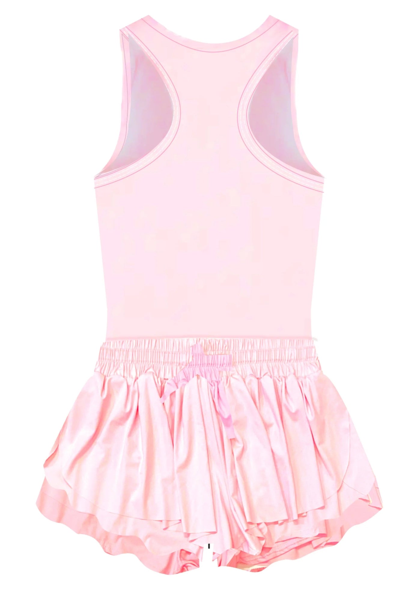 Girls Pink Dance Romper - YellowBrickRoad
