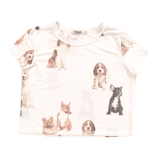 Girls Puppy Love Boxy Tee 🐾💖 - YellowBrickRoad