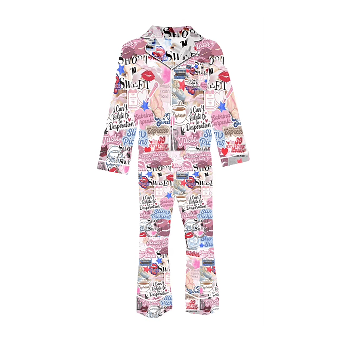 Girls Sabrina Carpenter Silk Loungewear Set - YellowBrickRoad