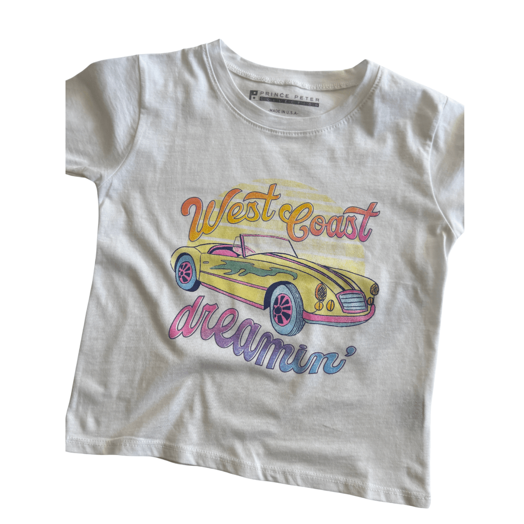 Girls West Coast Vibes Tee 🌴🚗☀️ - YellowBrickRoad