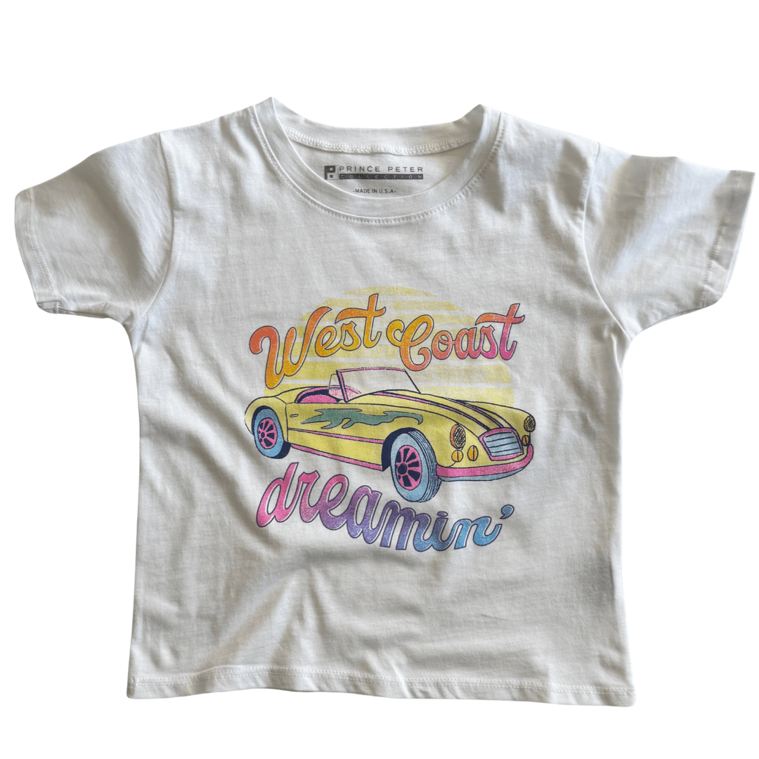 Girls West Coast Vibes Tee 🌴🚗☀️ - YellowBrickRoad