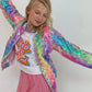 Girls Kaleidoscope Sequin Bomber