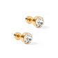 Juliet Clear Screwback Stud Earrings - YellowBrickRoad