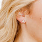 Juliet Clear Screwback Stud Earrings - YellowBrickRoad