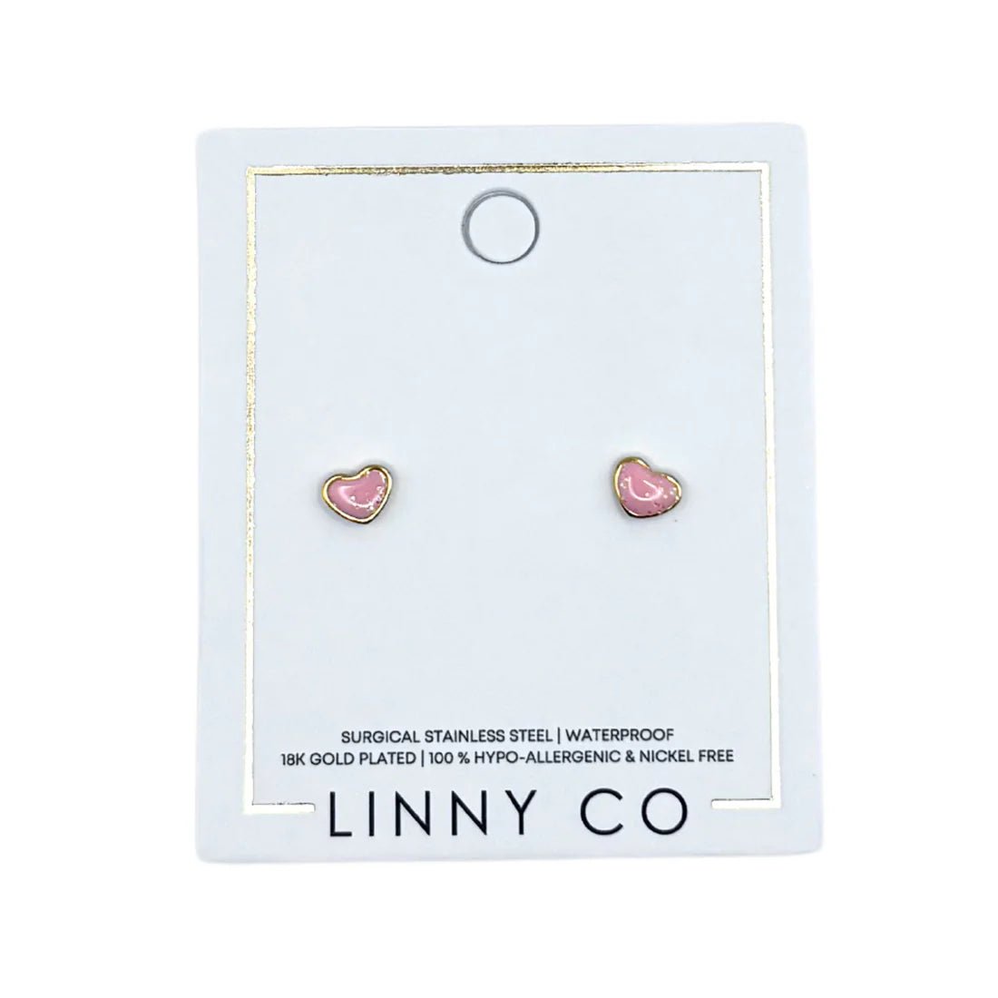 Nora Heart Screwback Stud Earrings - YellowBrickRoad