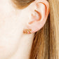 Sadie Bow Gold Screwback Stud Earrings - YellowBrickRoad