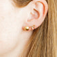 Sadie Bow Gold Screwback Stud Earrings - YellowBrickRoad